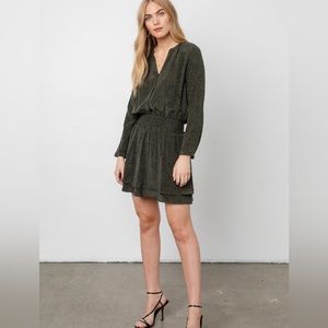 Rails Jasmine Long Sleeve Snake Print Dress
